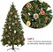 Natural Wood Slices TICIOSH Craft Unfinished Wood kit Predrilled with Hole Wooden Circles for DIY Crafts Wedding Decorations Christmas Ornaments Arts Wood Slices (50 Pcs 2.0-2.4 inches)